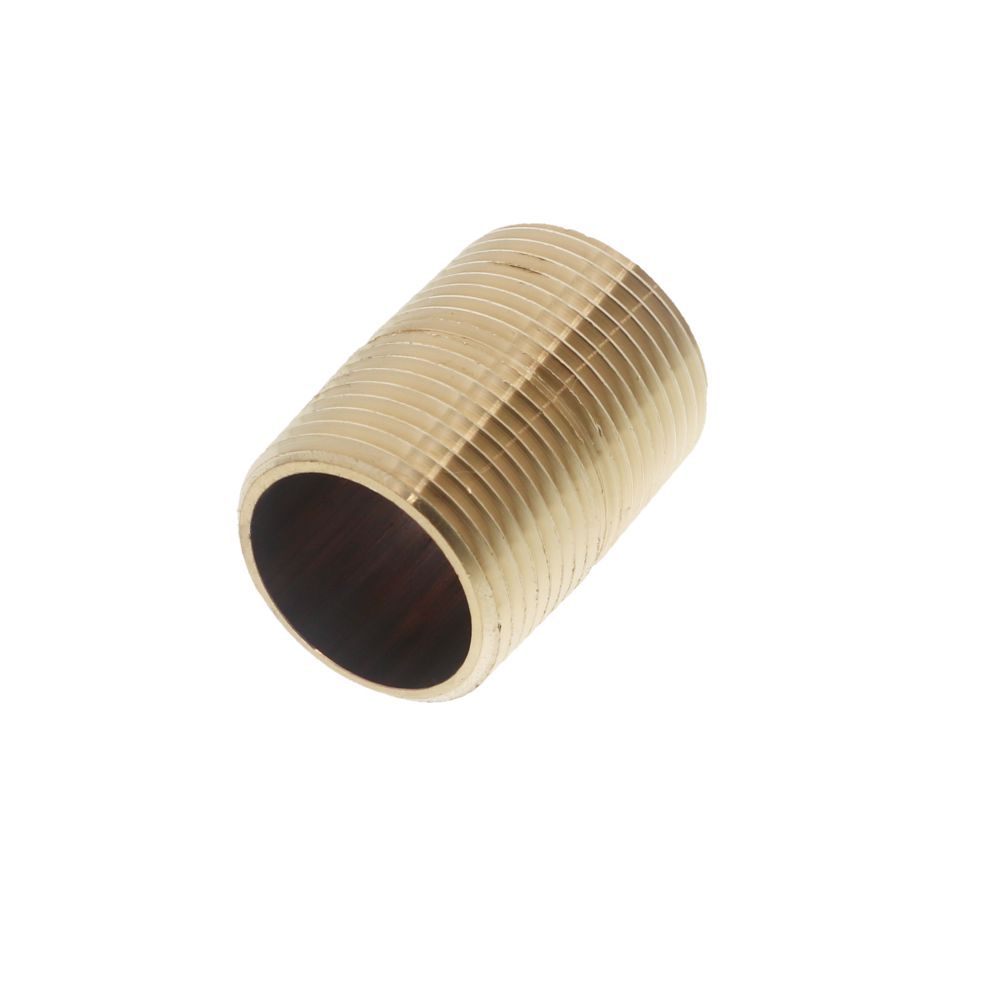 Brass Pipe Nipple Threaded 3/4 MPT x Close