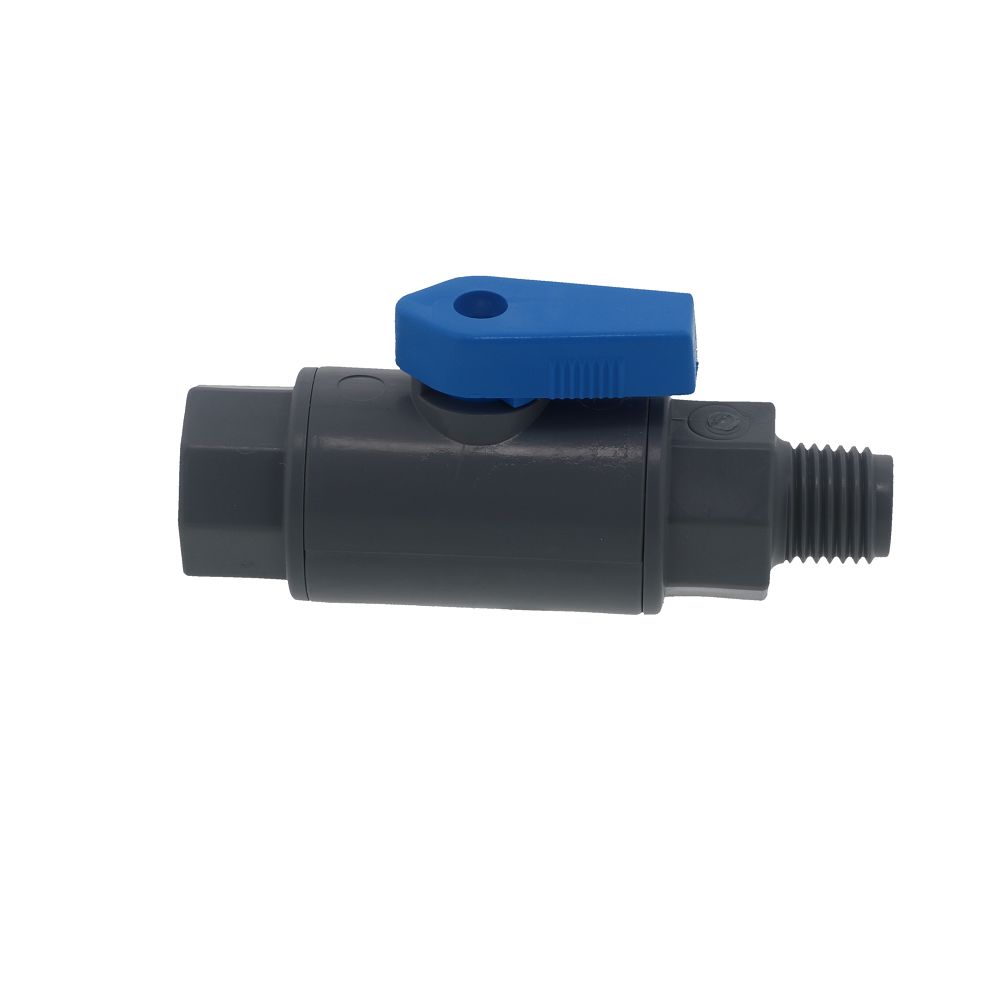 SMC 6380490 PVC Ball Valve 1/4" FNPT x 1/4" MNPT