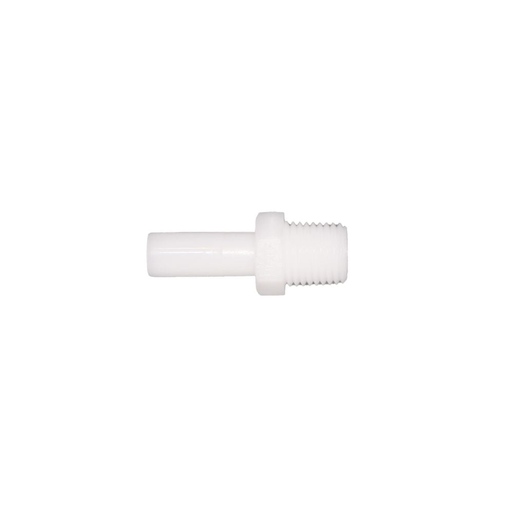 NeoFit - Acetal Natural White Stem Adapter 8mm stem x 1/4"BSPT