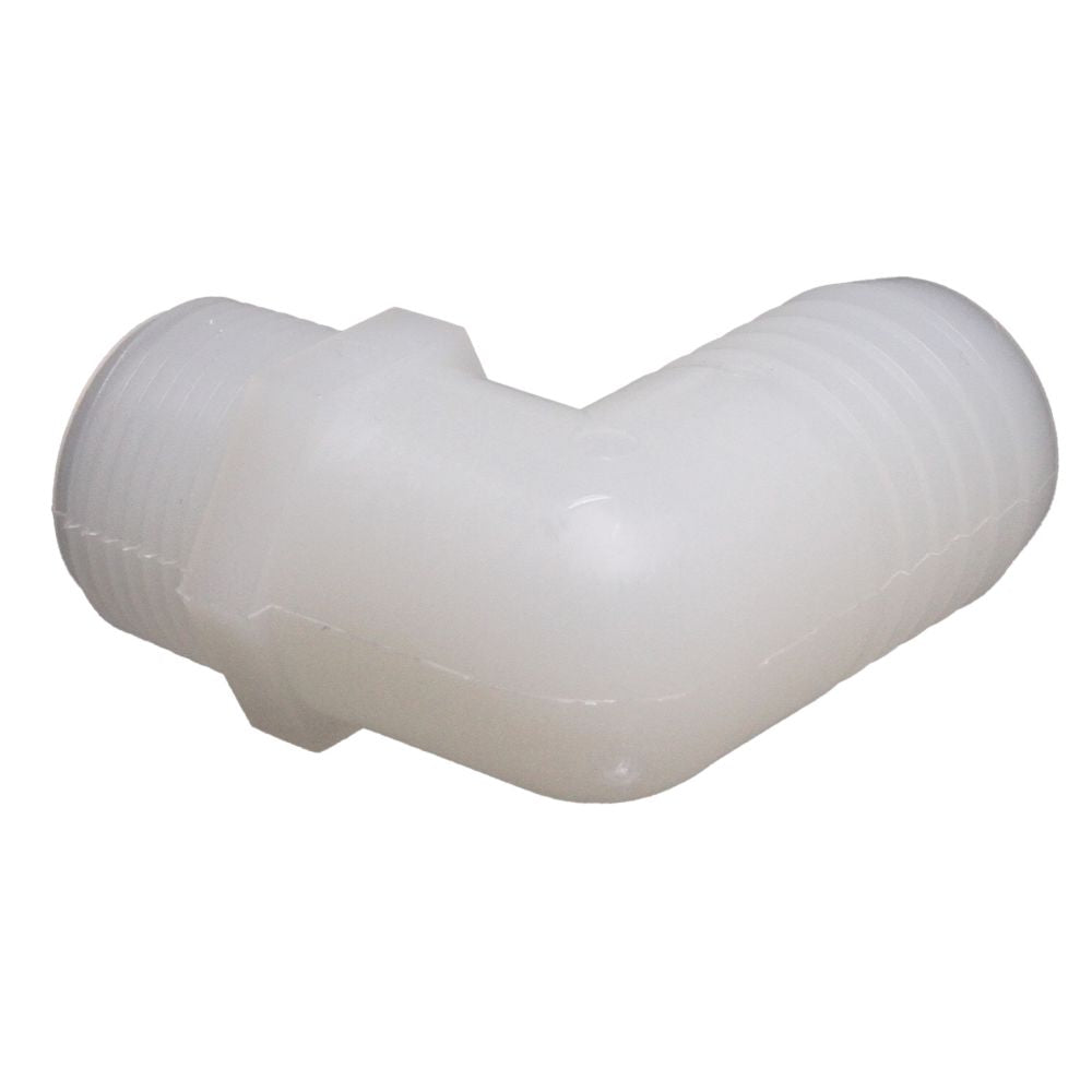 Male Elbow Barb x Male NPT - 3/4" HB x 3/4" MNPT