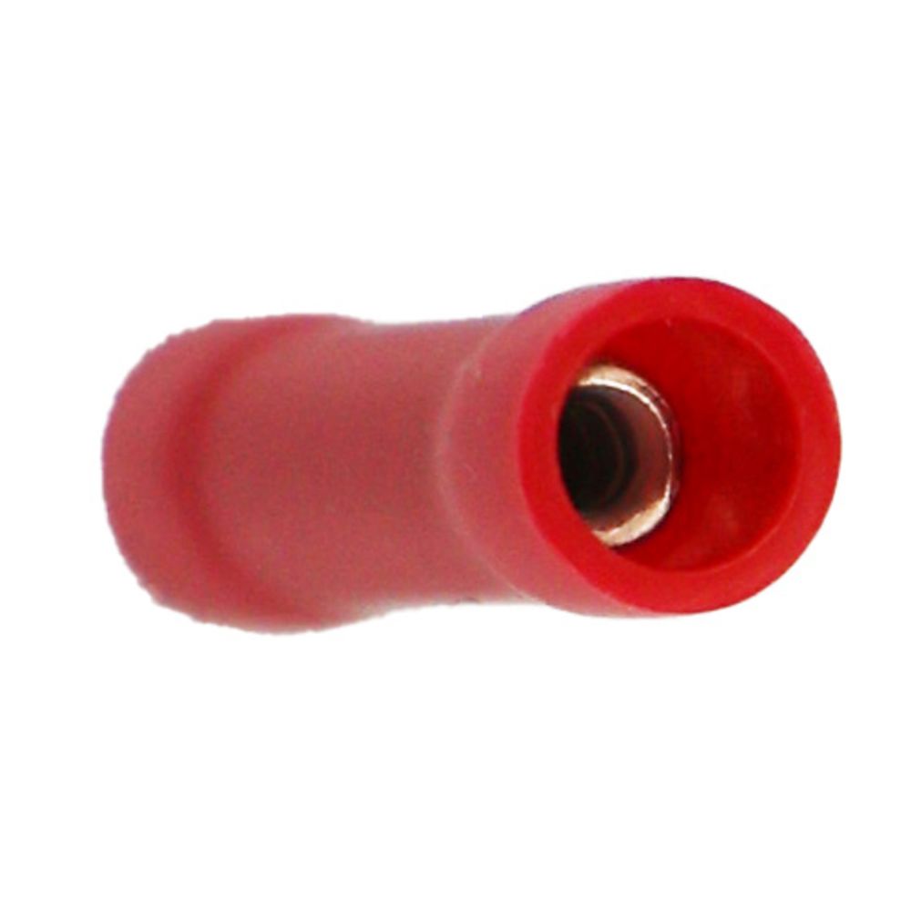 Butt Splice Connector, 22-18 AWG, Red Nylon