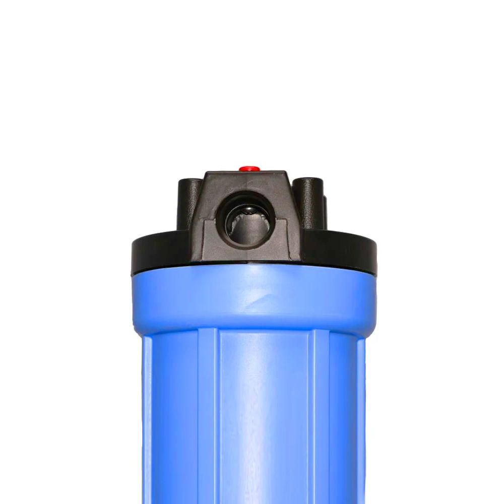 Pentek 150069 20" Standard Water Filter Housing Black/Blue w/ PR - 3/4" FPT