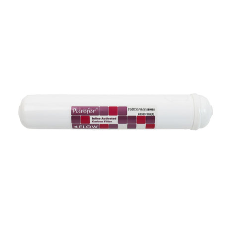 T33 11" Inline Acid Washed Carbon Filter, Blockfree 2-in-1, White, 1100 Iodine Rating