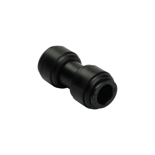 NeoFit - Acetal Black Union Connector 8mm tube x 6mm tube