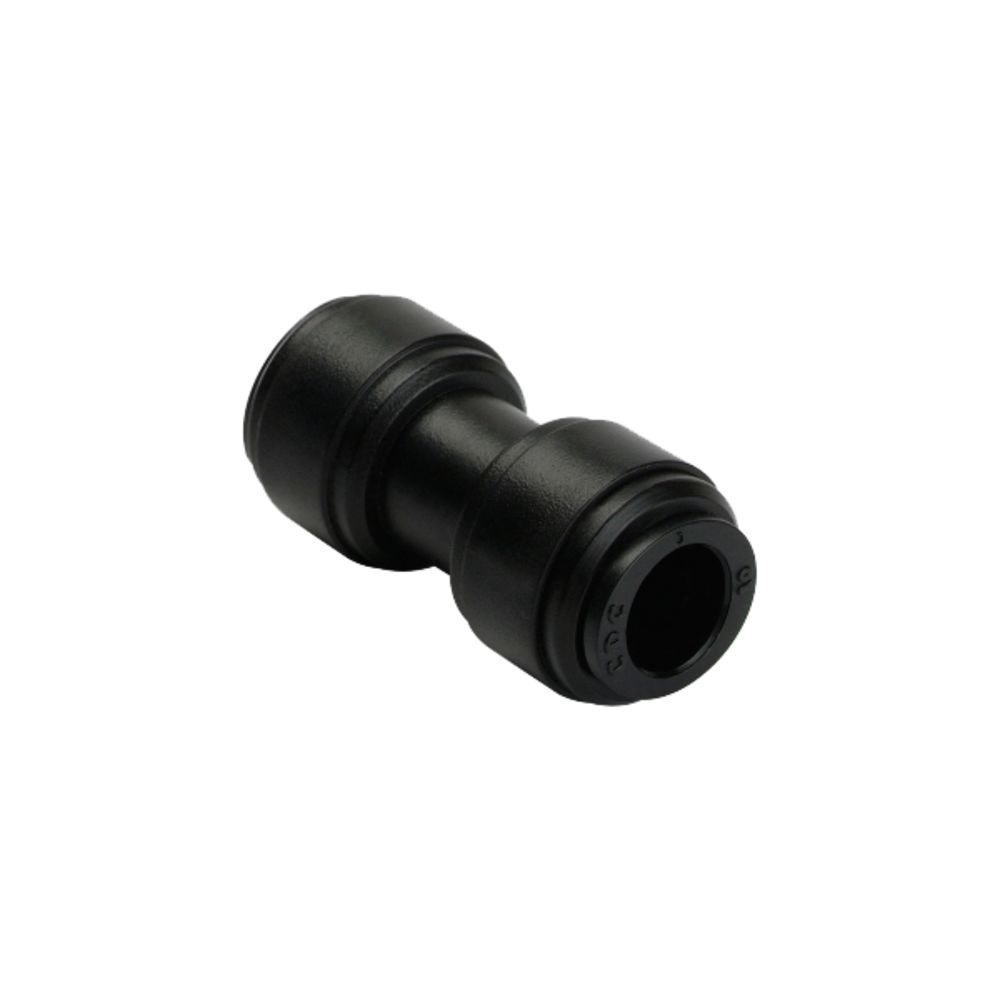 NeoFit - Acetal Black Union Connector 6mm tube x 4mm tube