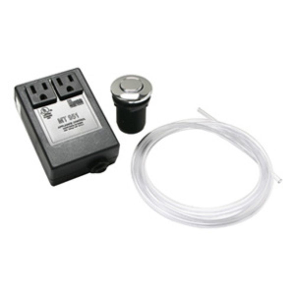 Mountain Plumbing MT951 Round Classic Touch Waste Disposer Air Switch