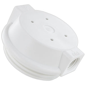 10" Neo-Pure SlimLine Filter Housing Clear Sump/Flat White Cap 1/2" No Pressure Relief
