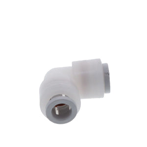 Kynar PVDF Male  Elbow Swivel - 3/8 x 1/4 NPTF