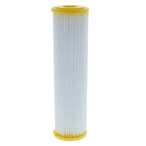 9-3/4" x 2-3/4" Flow-Max Pleated Poly - 50 mic