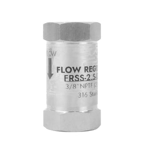 neoFlo Stainless Steel  Flow Control 2.5 gpm 316SS 3/8 FPT