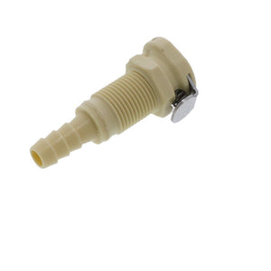 PMC160412 Panel Mount Hose Barb Coupling Body 1/4 ID Barb