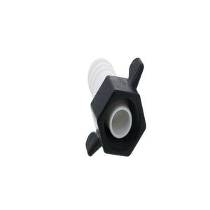 SHURflo 234-2936 Hex Swivel Straight 1/2 FNPT x 5/8 BARB Poly