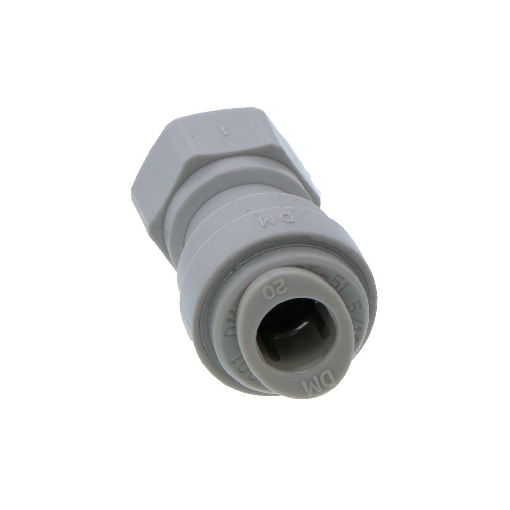 DMfit Female Faucet/Refrigerator Connector - 5/16" Push-in x 7/16-24 UNS