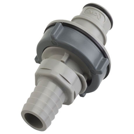 HFCD421012 Valved Panel Mount Hose Barb Coupling Insert 5/8 ID Barb