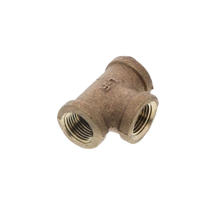 Lead-Free Cast Brass Tee 3/8" FPT x 3/8" FPT  x 3/8" FPT