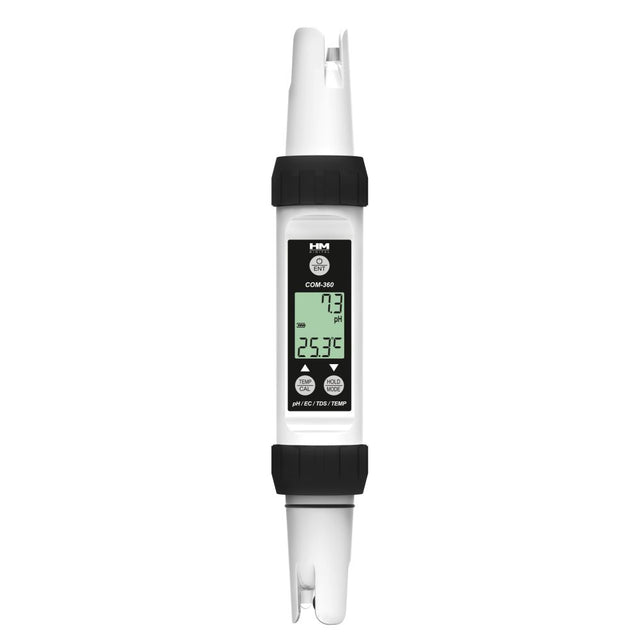 COM-360: Waterproof Professional Series pH/EC/TDS/Temp Meter