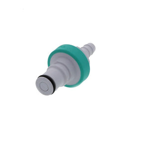 NS4D2200406 ABS Valved In-Line Hose Barb Coupling Insert 1/4 ID Barb
