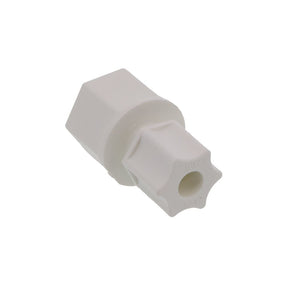 JACO 25-4-4-P-O Polypropylene Female Connector 1/4 OD Tube x 1/4 FPT