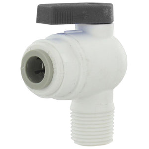 Parker LIQUIfit Male Elbow Valve - 1/4 QC x 1/4 MPT