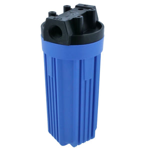 Pentek 150068 10" Standard Water Filter Housing Black/Blue No PR - 3/4" FPT