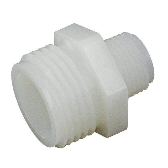 Garden Hose Adapter Male Nylon  - 3/4 MGHT x 1/2 MNPT