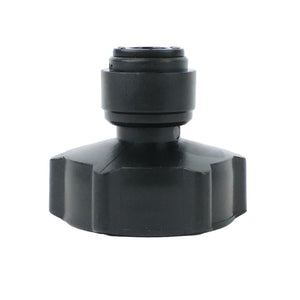NeoFit - Acetal Black Female Adapter 8mm [5/16"] tube x 3/4" BSP[P] Flat