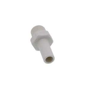 John Guest Stem Adapter Polypro  - 3/8 x 1/4 NPTF