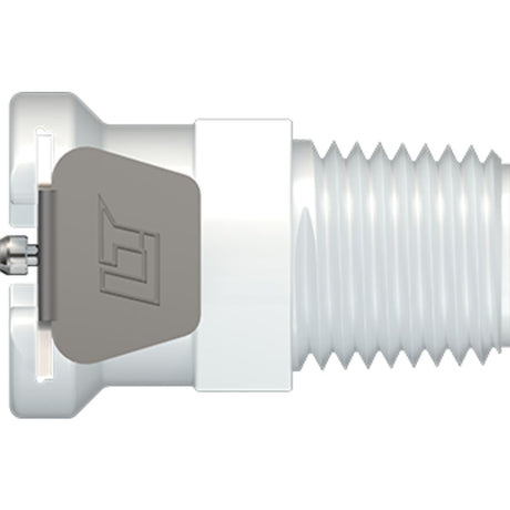 LinkTech 40AC Series Male Thread Female, Non-valved, 1/4" MNPT, Natural Acetal