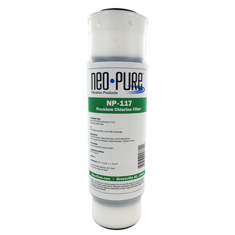 Neo-Pure NP-117 Premium Chlorine Water Filter