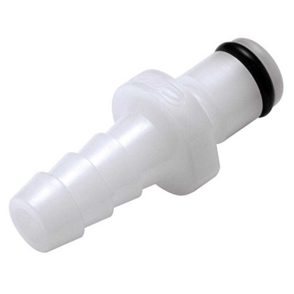 PMCD2203V Valved In-Line Hose Barb Coupling Insert 3/16" ID Barb FKM [Viton] O-rings