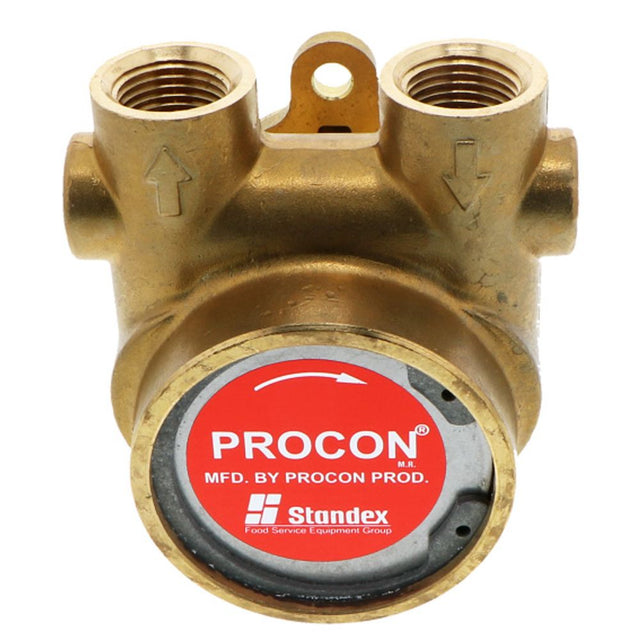 Procon Pump Brass w/ Single Flat Drive 330 GPH 1/2" NPT