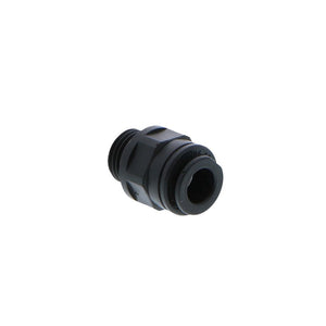 John Guest Male Connector BLACK ACETAL - 8mm x 1/4 BSPP