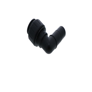 John Guest Black Plug-In Elbow - 1 CTS x 1 Stem