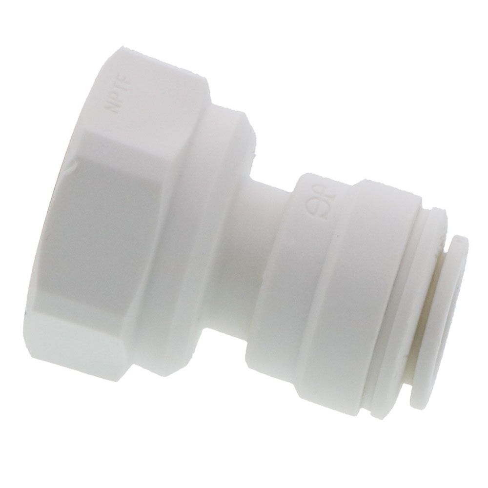 John Guest Female Adapter NPTF Polypro - 3/8 x 3/8 NPTF