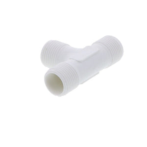 JACO 70-6-P Polypropylene Union Tee 3/8 OD Tube x 3/8 OD Tube x 3/8 OD Tube - Single