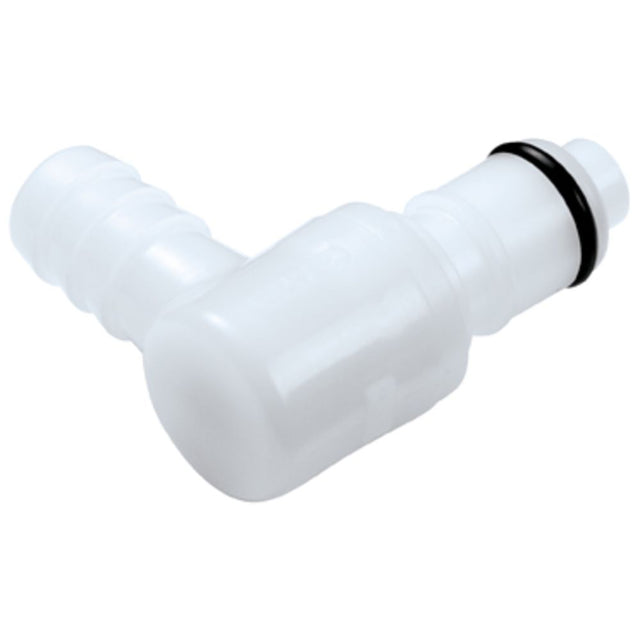 42900 NSF Valved Elbow Hose Barb Coupling Insert 3/8 ID Barb