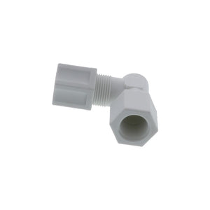 JACO 45-8-6-P-PG Polypropylene Female Elbow 1/2 OD Tube x 3/8 MPT