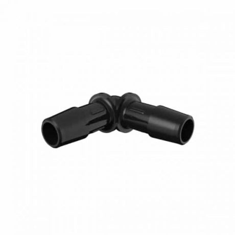 3/8" Tube ID Nylon Elbow- Black