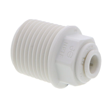 John Guest Male Connector NPTF Polypro - 1/4 x 1/2 NPTF