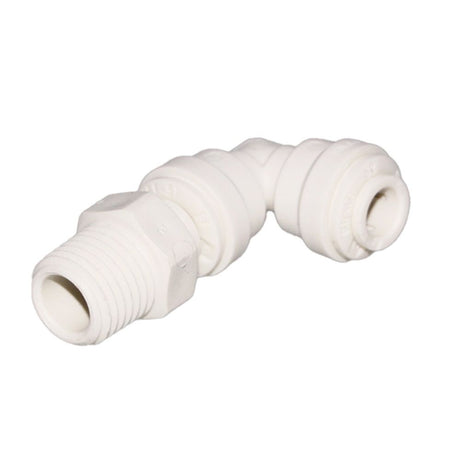 John Guest Swivel Elbow Polypro - 3/8 x 1/4 NPTF