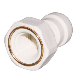 John Guest Female Adapter NPTF Polypro - 1/4 x 1/4 NPTF