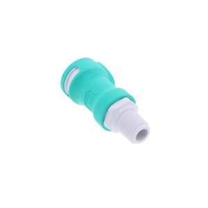 NS4D1000406 ABS Valved Male Thread Coupling Body 1/4 NPT