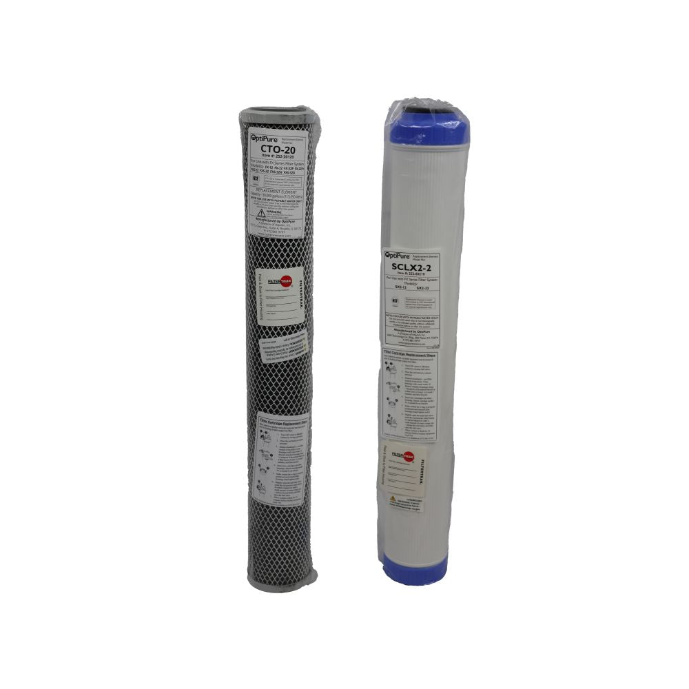 Optipure CTO-10 & SCLX2-1 cartridge set