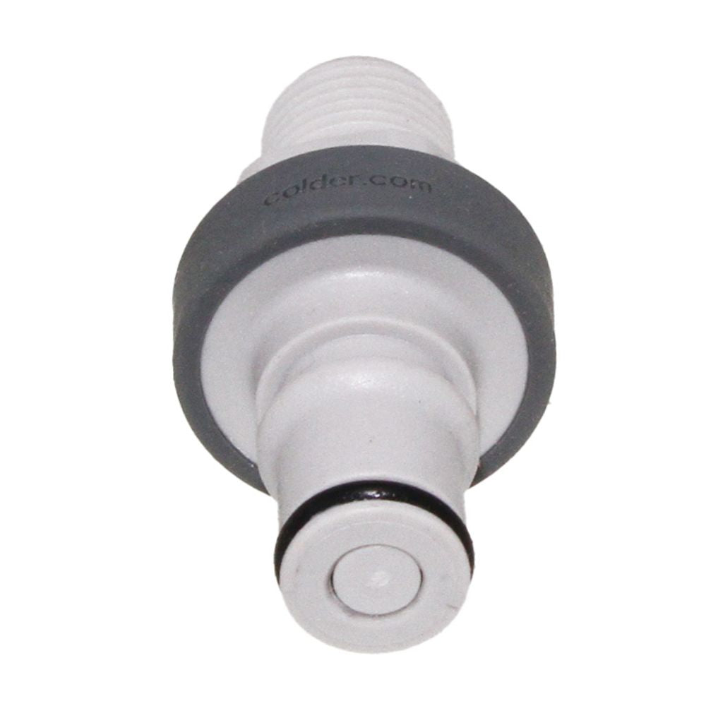NS4D24004BSPT06 ABS Valved Male Thread Coupling Insert 1/4 BSPT