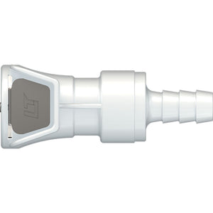 LinkTech 1/4 Hose Barb Valved IL Acetal Coupling Body [PLCD17004]