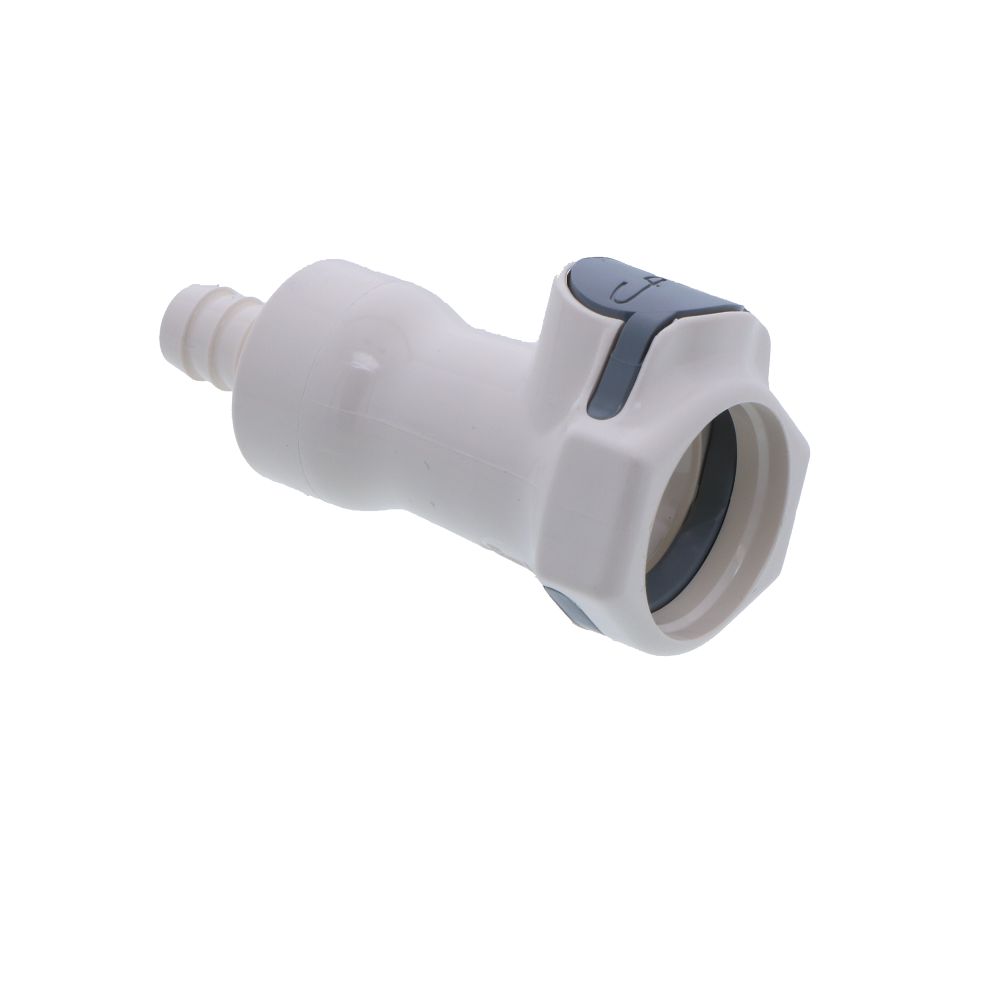 HFCD17635 Valved In-Line Hose Barb Coupling Body 3/8 ID Barb