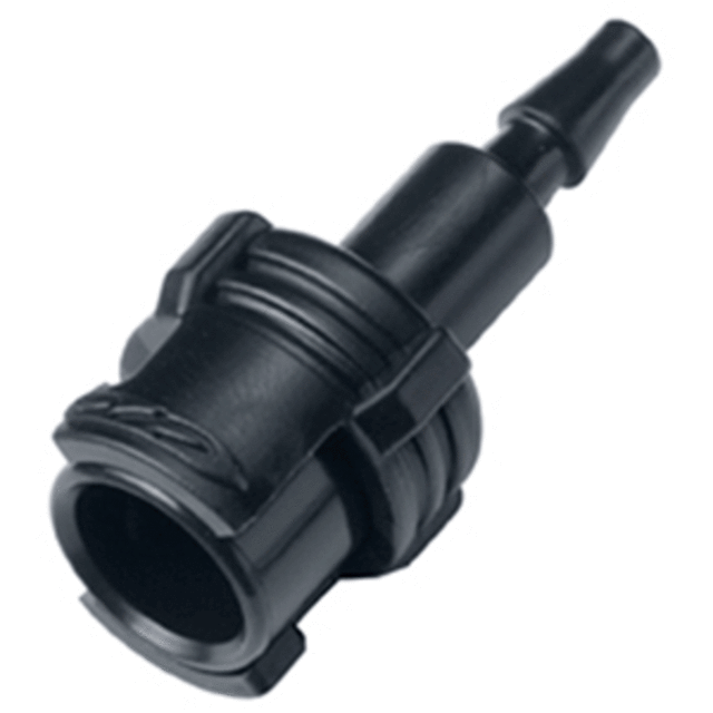 SMFM3MBLK Non-Valved Inline Coupling Body 3mm Hose Barb
