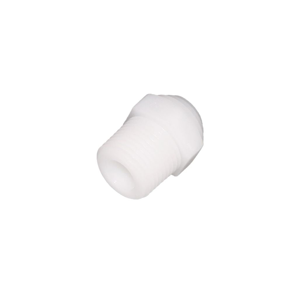 NeoFit - Acetal Natural White Male Connector- 5/8"tube OD x 1/2"NPTF