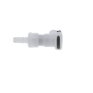 APCD17004SH NSF Valved In-Line Hose Barb Coupling Body with Shroud 1/4 ID Barb