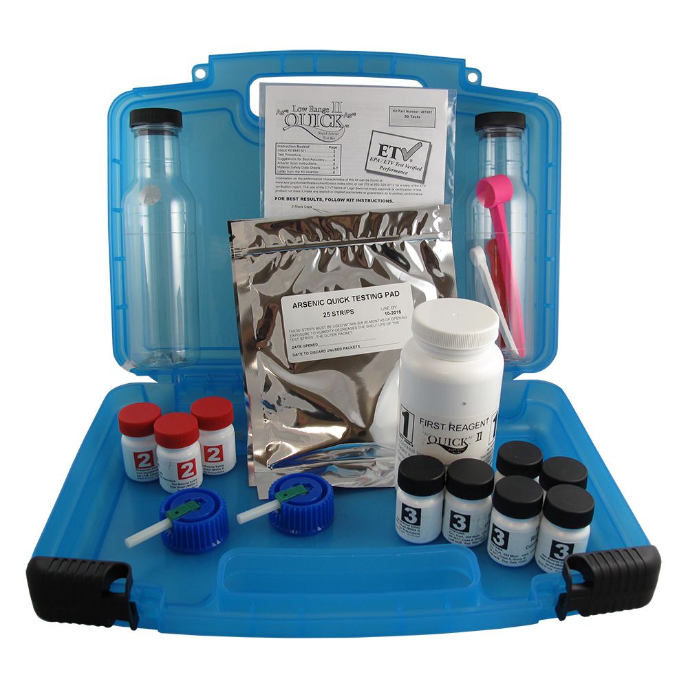 Industrial Test Systems 481301 Arsenic Low Range Quick II, 50 Tests